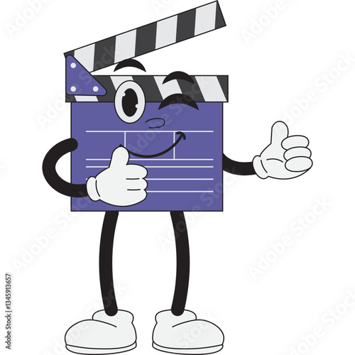 Movie Clapboard Character