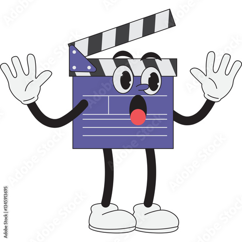 Movie Clapboard Character