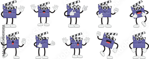 Movie Clapboard Character