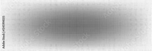 Grunge halftone gradient background. Faded dotted grit noise texture. Black and white rasterized sand wallpaper. Retro pixelated bitmap backdrop. Aged anime or manga comic grain overlay. Vector