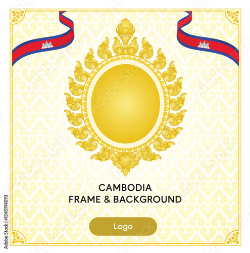 Khmer-background-and-frame