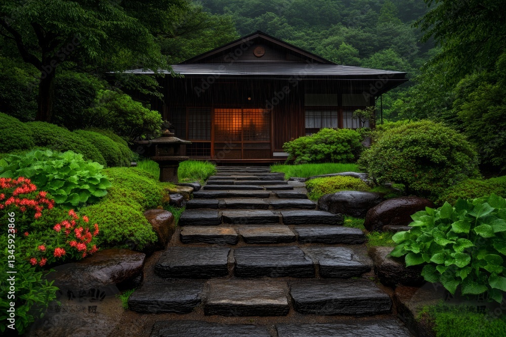 A small traditional Japanese house with a beautiful garden in the countryside of Izu A small traditional Japanese house with a beautiful garden in the countryside of Izu