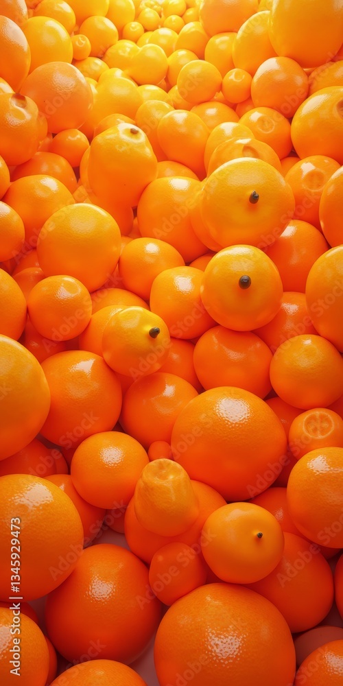 A vibrant pile of oranges, radiating warmth and inviting freshness A vibrant pile of oranges, radiating warmth and inviting freshness