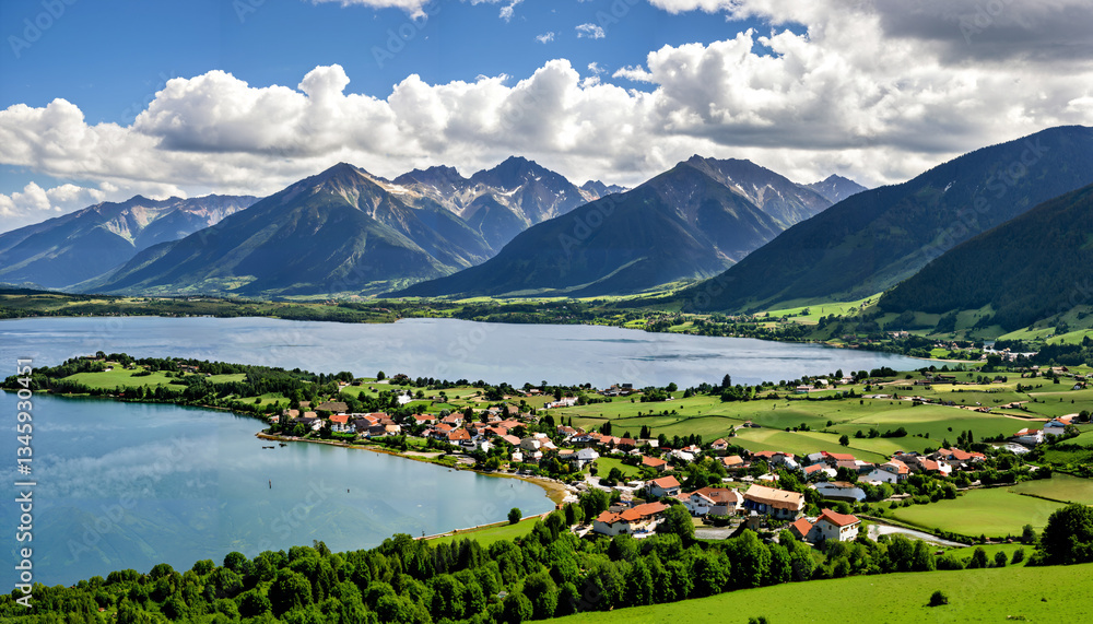 le paysage montagneux