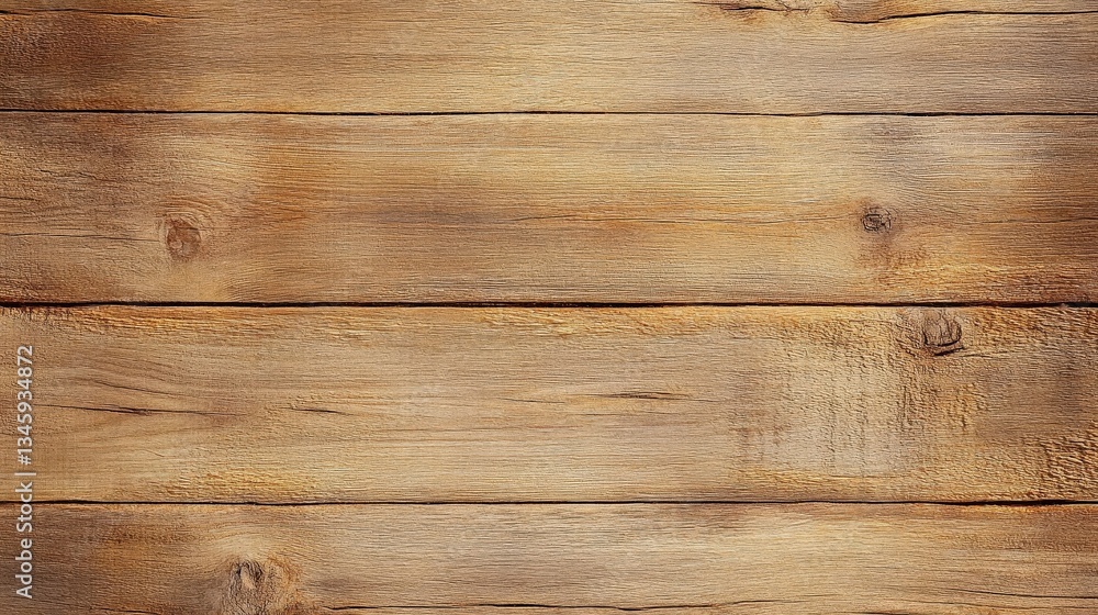 Fototapeta premium A close-up view of rustic wooden planks showcasing natural textures and grain patterns, ideal for design and background use.