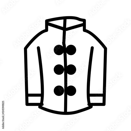illustration of a wushu clothes