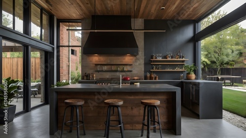 Wallpaper Mural Modern Industrial Kitchen Concept Torontodigital.ca