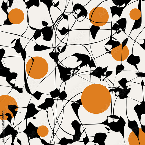 Abstract geometric pattern. Vector Illustration.
