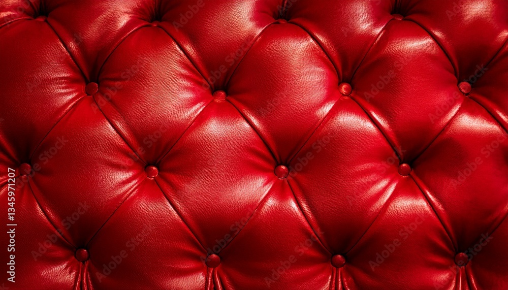 Fototapeta premium red velvet chesterfield upholstery texture