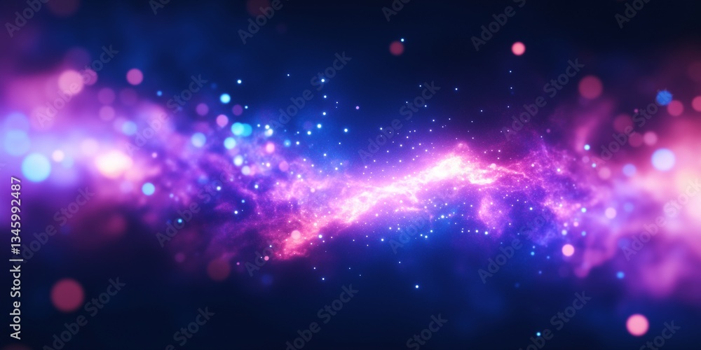 Colorful nebula with bright stars and gas clouds against dark space background. Universe exploration and cosmic science concept. Image for astronomy website, science education and space wall art with Colorful nebula with bright stars and gas clouds against dark space background. Universe exploration and cosmic science concept. Image for astronomy website, science education and space wall art with