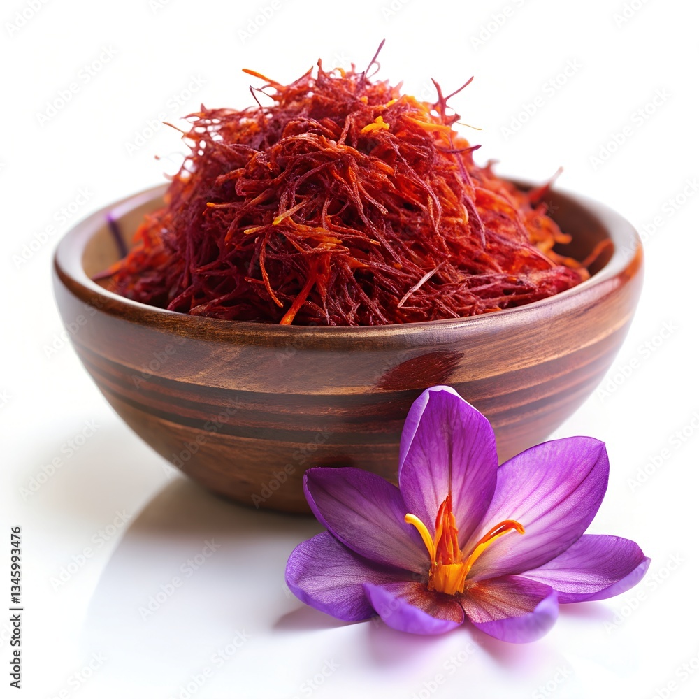 Naklejka premium saffron in a bowl