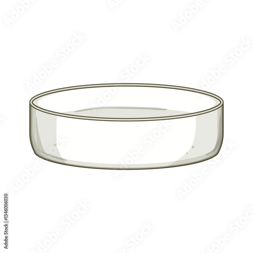 portable sauce dipping bowl cartoon vector illustration