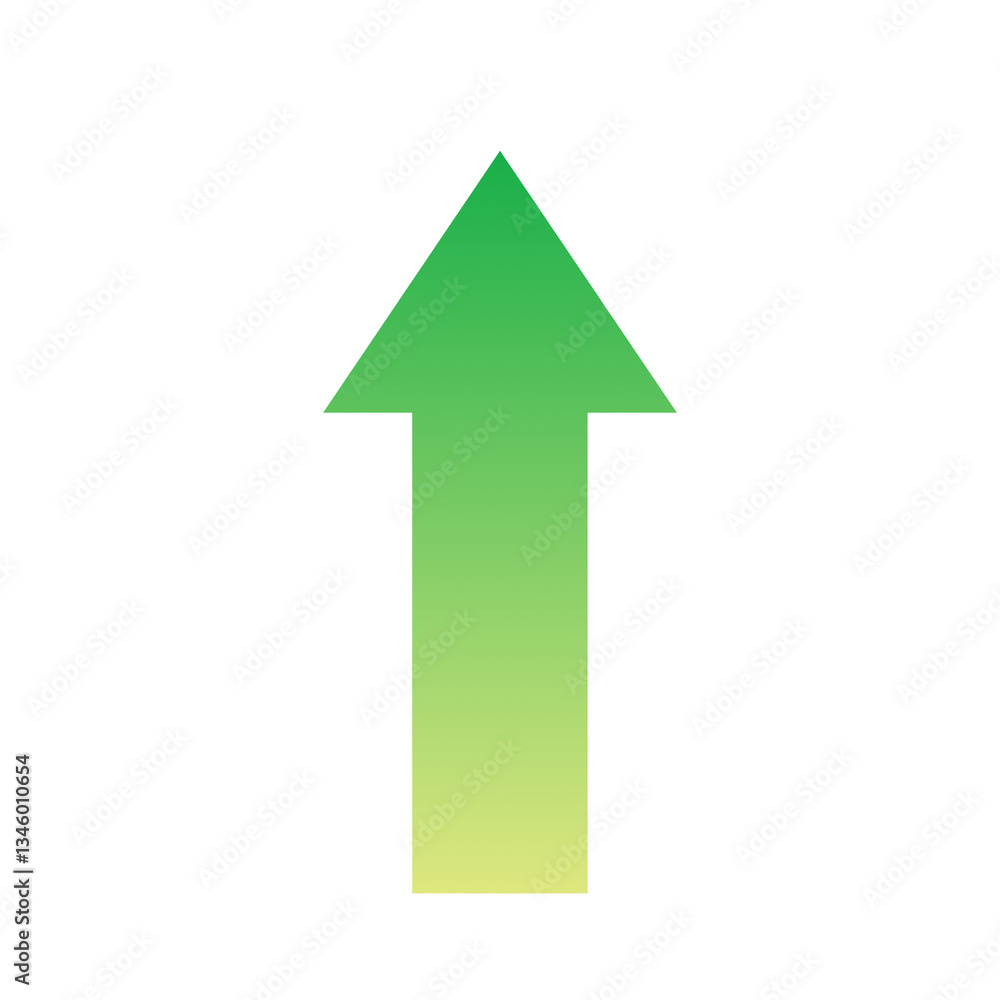 Illustration of green and yellow gradient arrows Illustration of green and yellow gradient arrows