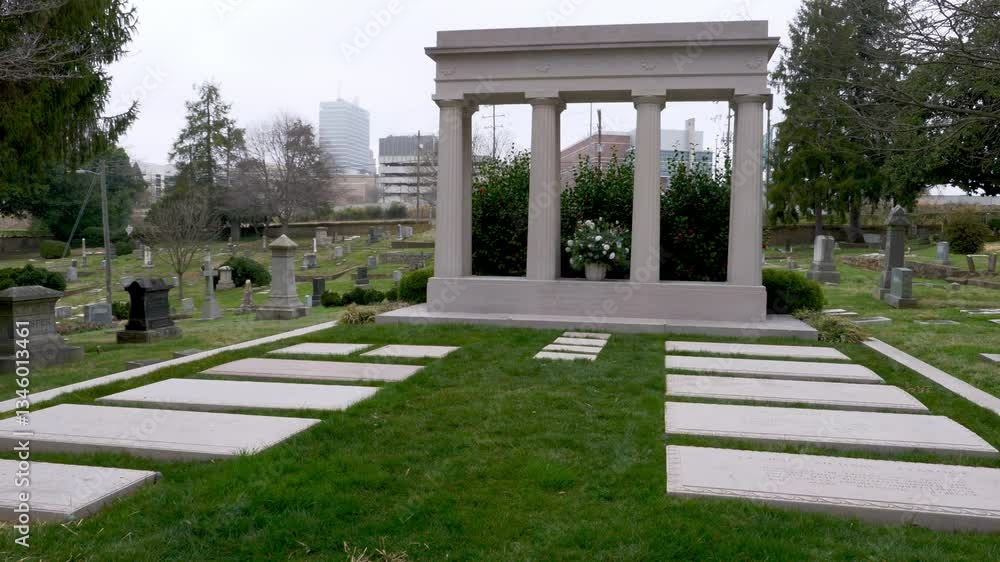 Reynolds family grave sites in winston salem nc, north carolina. This is in the Salem Cemetery and includes the grave of RJ Reynolds Reynolds family grave sites in winston salem nc, north carolina. This is in the Salem Cemetery and includes the grave of RJ Reynolds