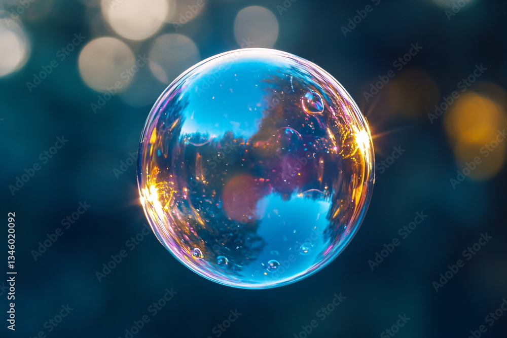 Beautiful soap bubble Beautiful soap bubble