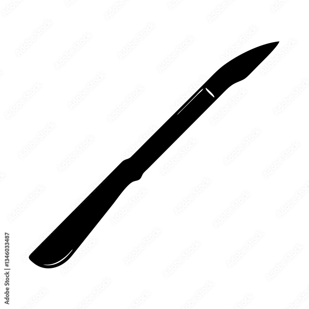 scalpel icon, scalpel silhouette vector illustration-simple silhouette illustration of scalpel, perfect for scalpel logos and icons scalpel icon, scalpel silhouette vector illustration-simple silhouette illustration of scalpel, perfect for scalpel logos and icons