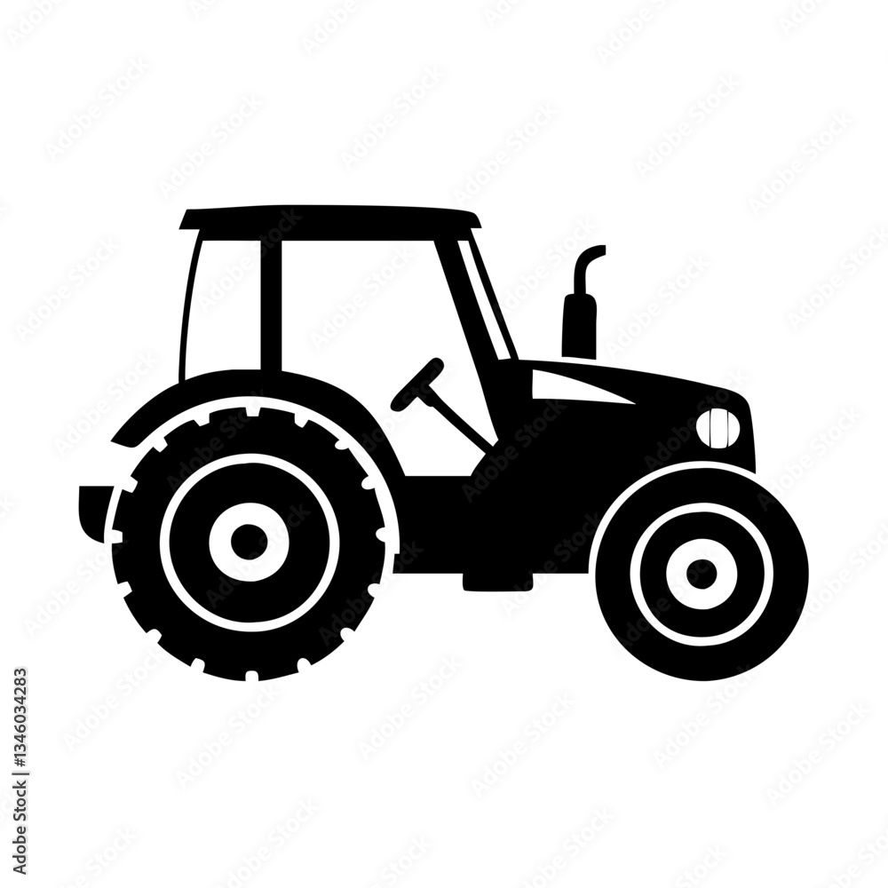 tractor icon, tractor silhouette vector illustration-simple silhouette illustration of tractor, perfect for tractor logos and icons tractor icon, tractor silhouette vector illustration-simple silhouette illustration of tractor, perfect for tractor logos and icons