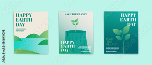 Earth day campaign banner. Banner design for a campaign to protect the environment and the earth we live on.