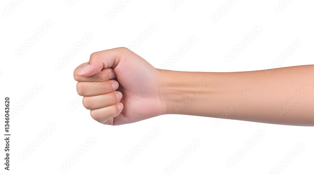 Close Up of Isolated Human Hand Forming a Clenched Fist Gesture Against Transparent Background Showing Strength Power and Control in Human Body Anatomy Close Up of Isolated Human Hand Forming a Clenched Fist Gesture Against Transparent Background Showing Strength Power and Control in Human Body Anatomy
