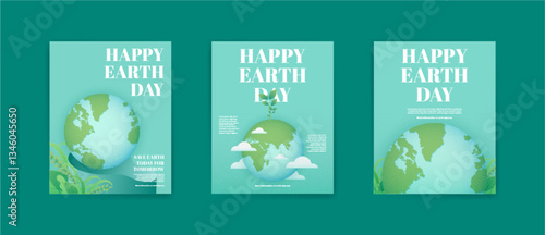 Earth day campaign banner. Banner design for a campaign to protect the environment and the earth we live on.