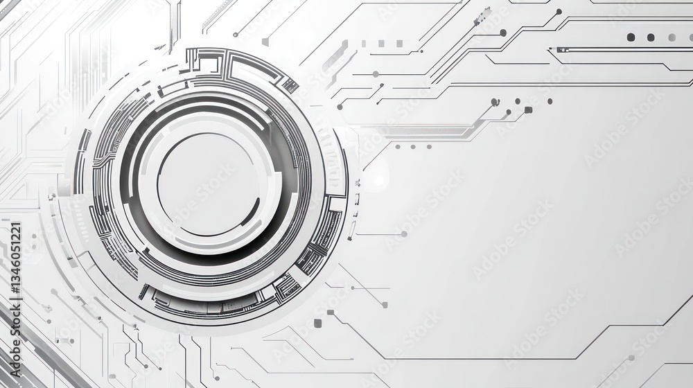 Obraz premium Abstract circuit board technology background (6)