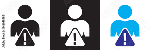 Complaint Icon.  Vector illustration. isolated on white and black background. EPS 10