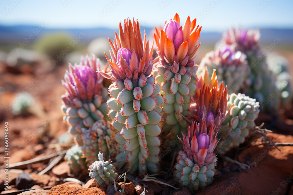 A barren expanse, adorned with resilient cacti, epitomizes nature indomitable fortitude an ode to survival in harshest of realms A barren expanse, adorned with resilient cacti, epitomizes nature indomitable fortitude an ode to survival in harshest of realms