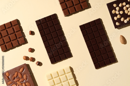 Composition with tasty choc...