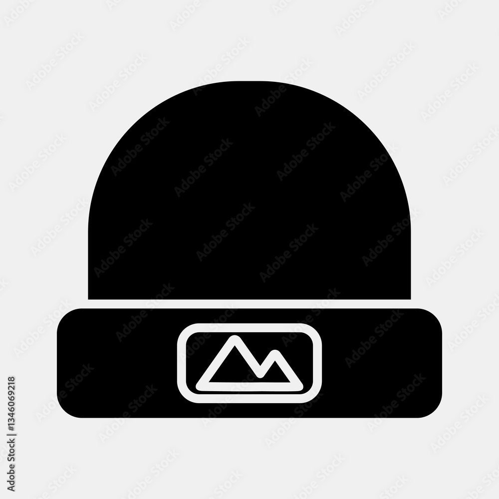 Icon cap. Camping and adventure elements. Icons in glyph style. Good for prints, posters, logo, advertisement, infographics, etc. Icon cap. Camping and adventure elements. Icons in glyph style. Good for prints, posters, logo, advertisement, infographics, etc.