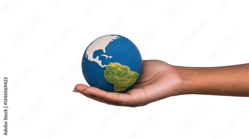 Conceptual 3D Rendering of a Globe Held in Hand on Transparent Background Promoting Global Awareness Environmental Sustainability with Emphasis on Planet Earth and Ecological Balance Conceptual 3D Rendering of a Globe Held in Hand on Transparent Background Promoting Global Awareness Environmental Sustainability with Emphasis on Planet Earth and Ecological Balance
