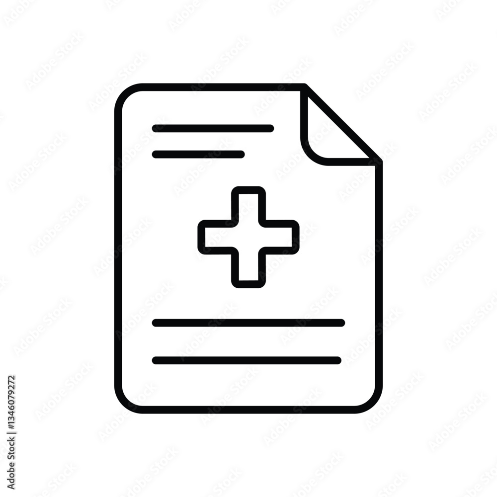med records Vector icon med records Vector icon