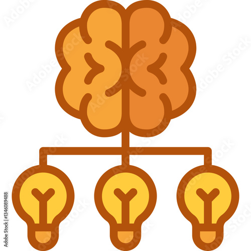 brainstorm two tone icon