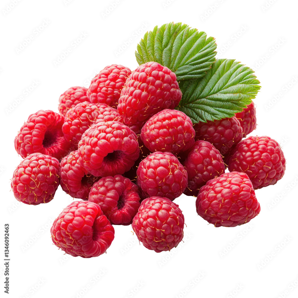 Raspberry isolated on white or transparent background Raspberry isolated on white or transparent background