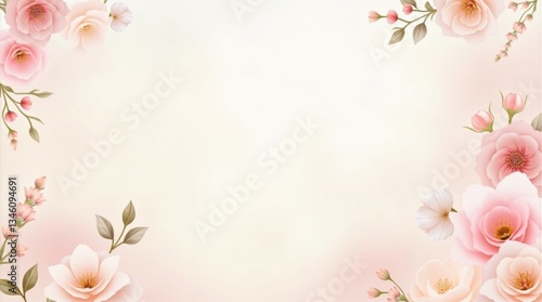 Inspiration for floral designs creative studio digital background calm environment aesthetic viewpoint