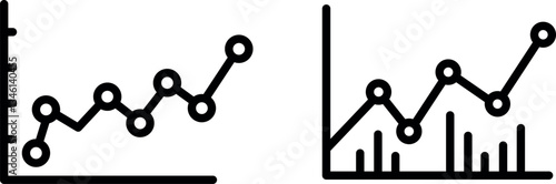 "Trend Analysis Icon Representing Market Insights, Data Evaluation, and Business Strategy"