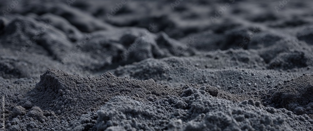Volcanic ash texture with dark grey scrub for design and decoration. Volcanic ash texture with dark grey scrub for design and decoration.