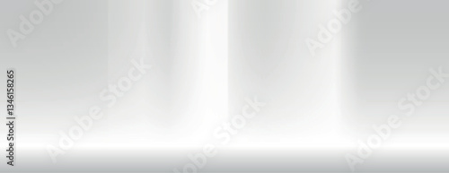 Wallpaper Mural A smooth, gradient background with a soft white color. The background features a sleek, modern style with a white color and subtle texture. Gradient aesthetic background vector. White background. Torontodigital.ca