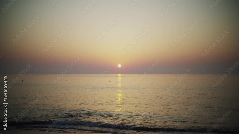 sea, sunset, waves, rippling, reflection, sunset