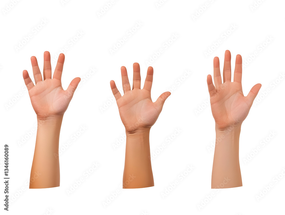 Isolated Transparent Background Photo of Three Human Hands and Arms Showing Skin Fingers and Body Reaching Up Representing Gesture with Transparent Background Isolated Transparent Background Photo of Three Human Hands and Arms Showing Skin Fingers and Body Reaching Up Representing Gesture with Transparent Background