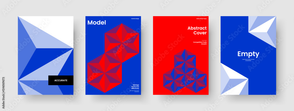 Obraz premium Isolated Flyer Layout. Creative Brochure Design. Abstract Background Template. Poster. Business Presentation. Book Cover. Report. Banner. Advertising. Portfolio. Magazine. Notebook. Journal
