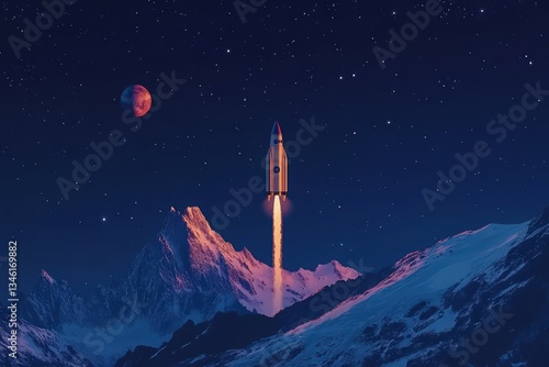 Cosmonautics Day. Abstract paper cut art of astronaut floating in space with planets, spaceship, and stars on a blue background