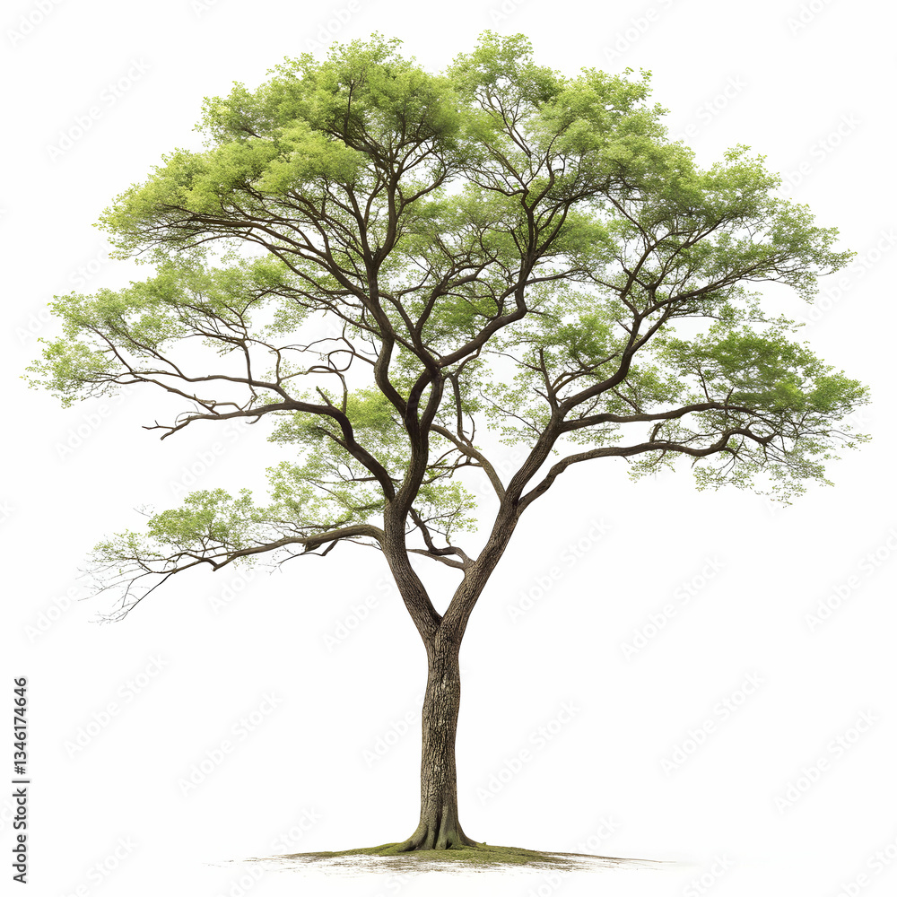 tree against white background tree against white background