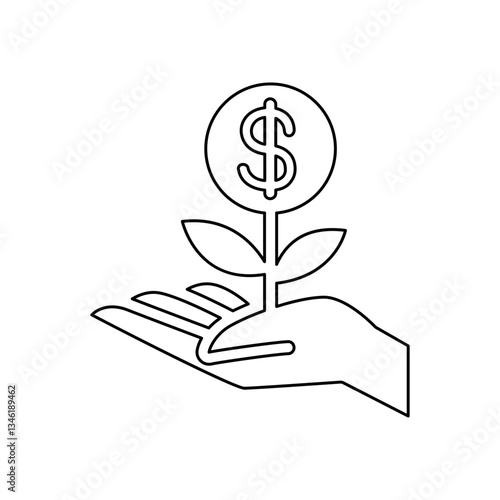 Perk icon in line style