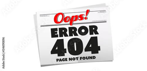Error 404 newspaper