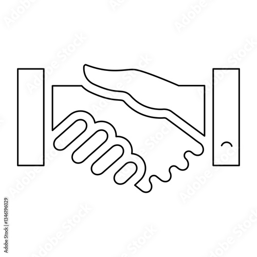Partner icon in line style