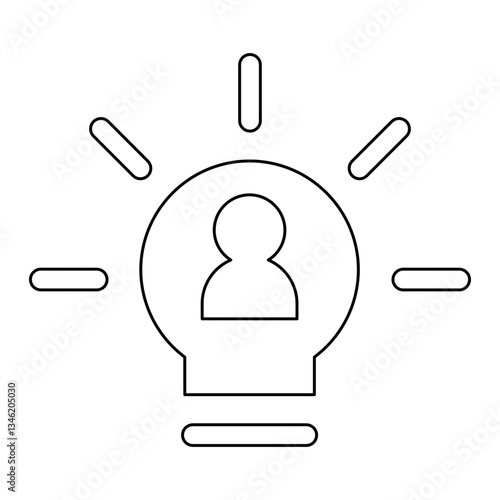 Smart icon in line style