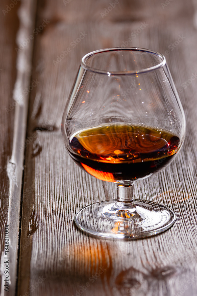 glass of cognac