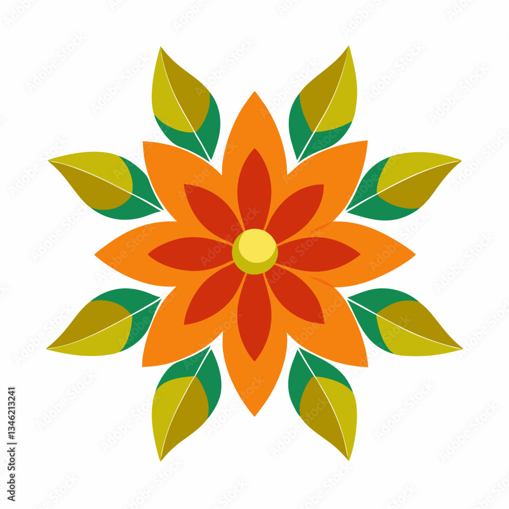 Fototapeta premium Shameless Summer flower pattern design 
