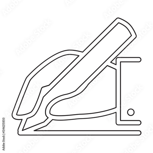 Contract icon in line style