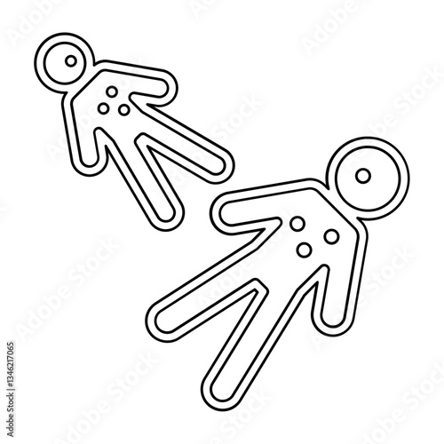 Terrorism icon in line style